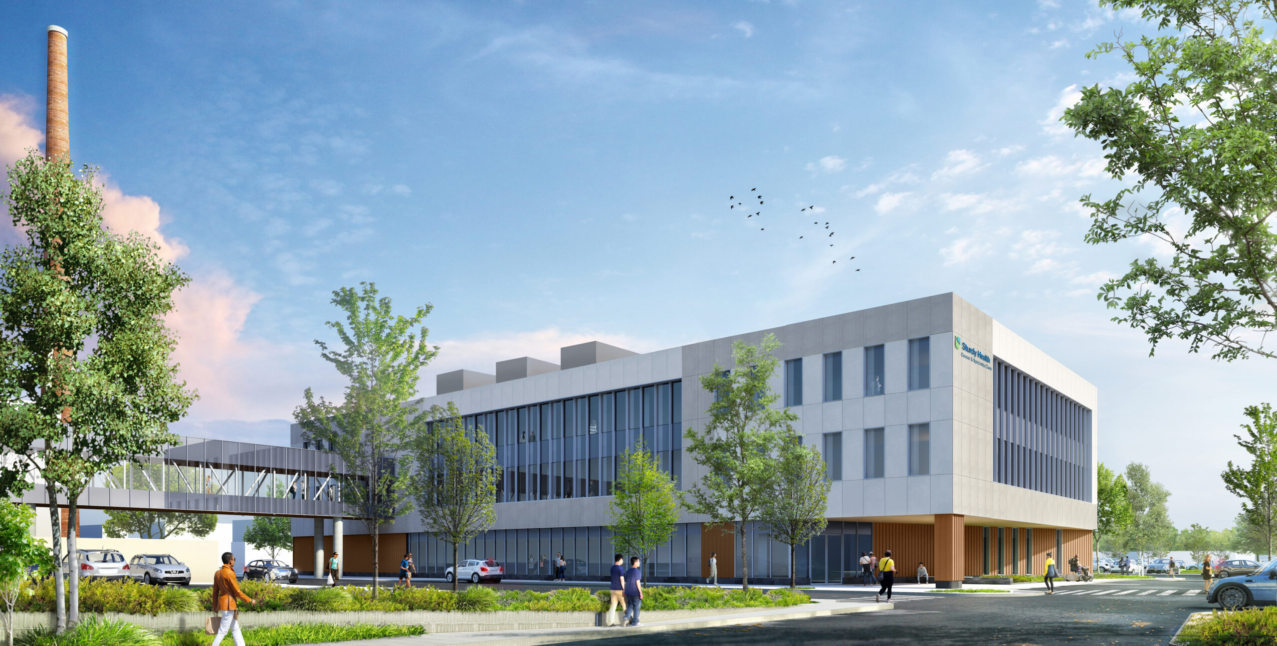 Sturdy Health Cancer & Specialty Care Medical Office Building, Attleboro, Massachusetts: First Look