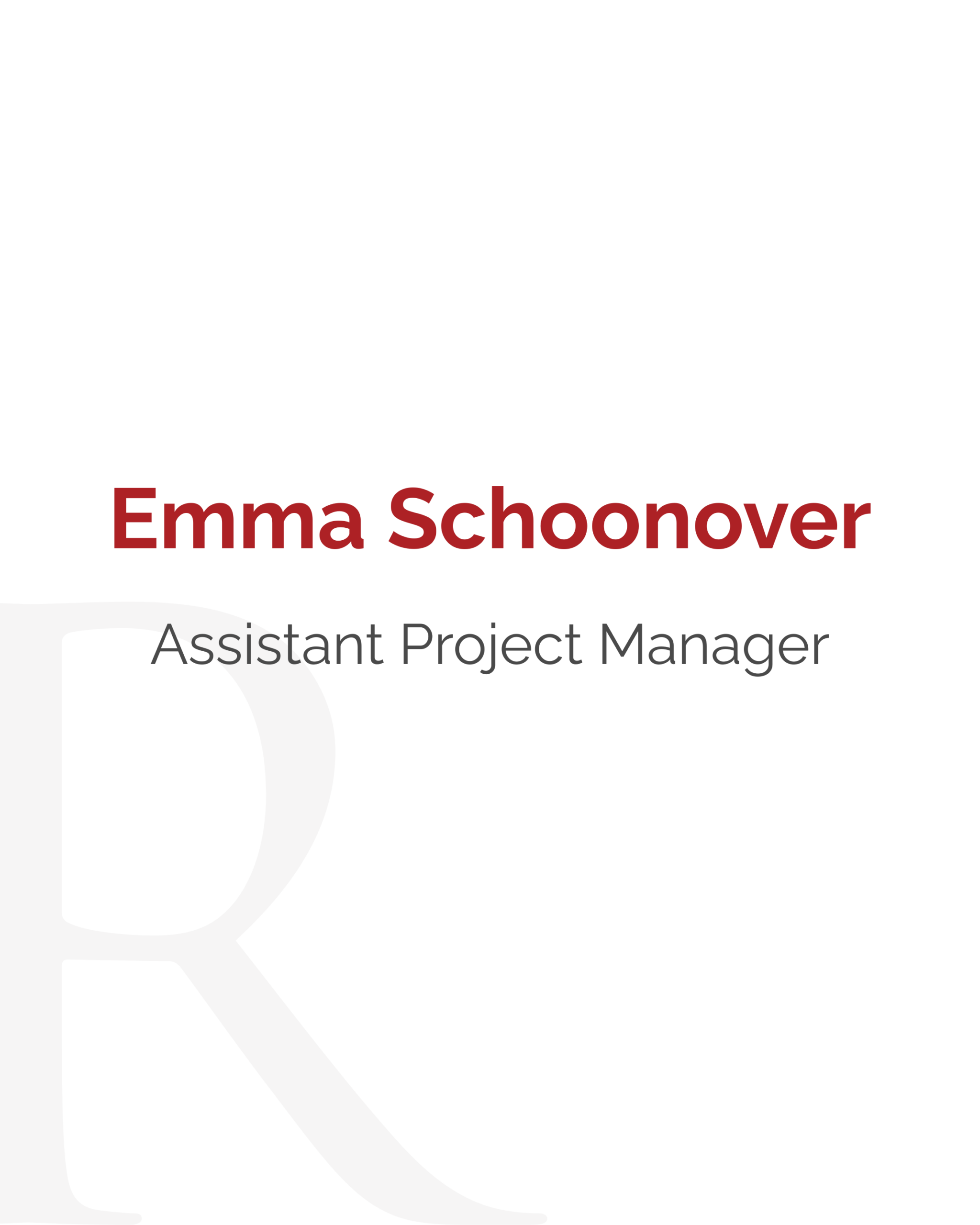 Emma Schoonover