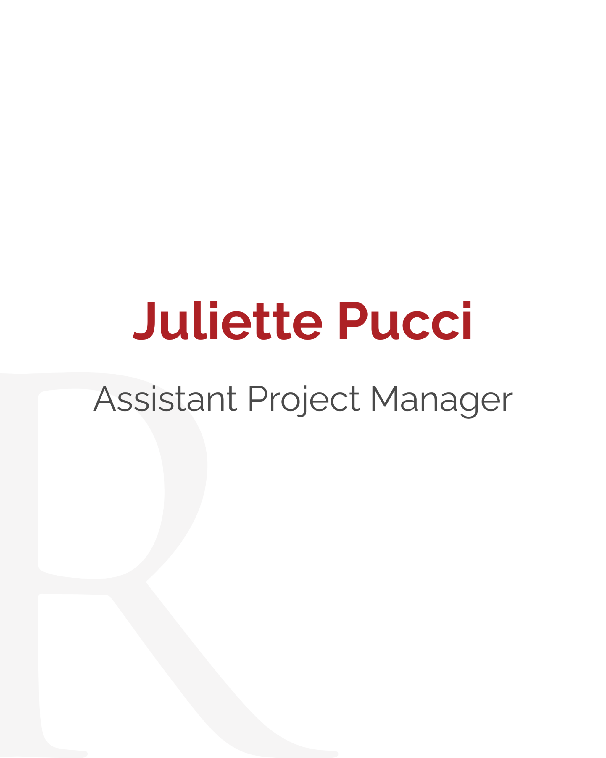 Juliette Pucci